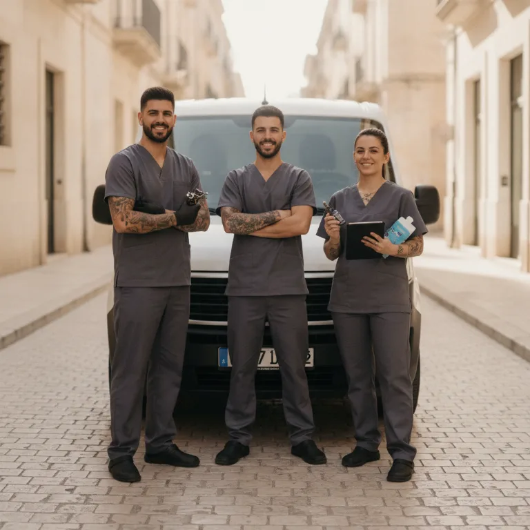 Tatuador equipo en San Sebastian